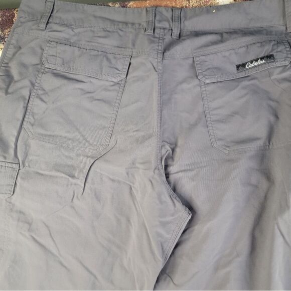 Cabela's Performance Lightweight Pants for Men 40 x 30 6 Pockets Gray - Picture 11 of 14